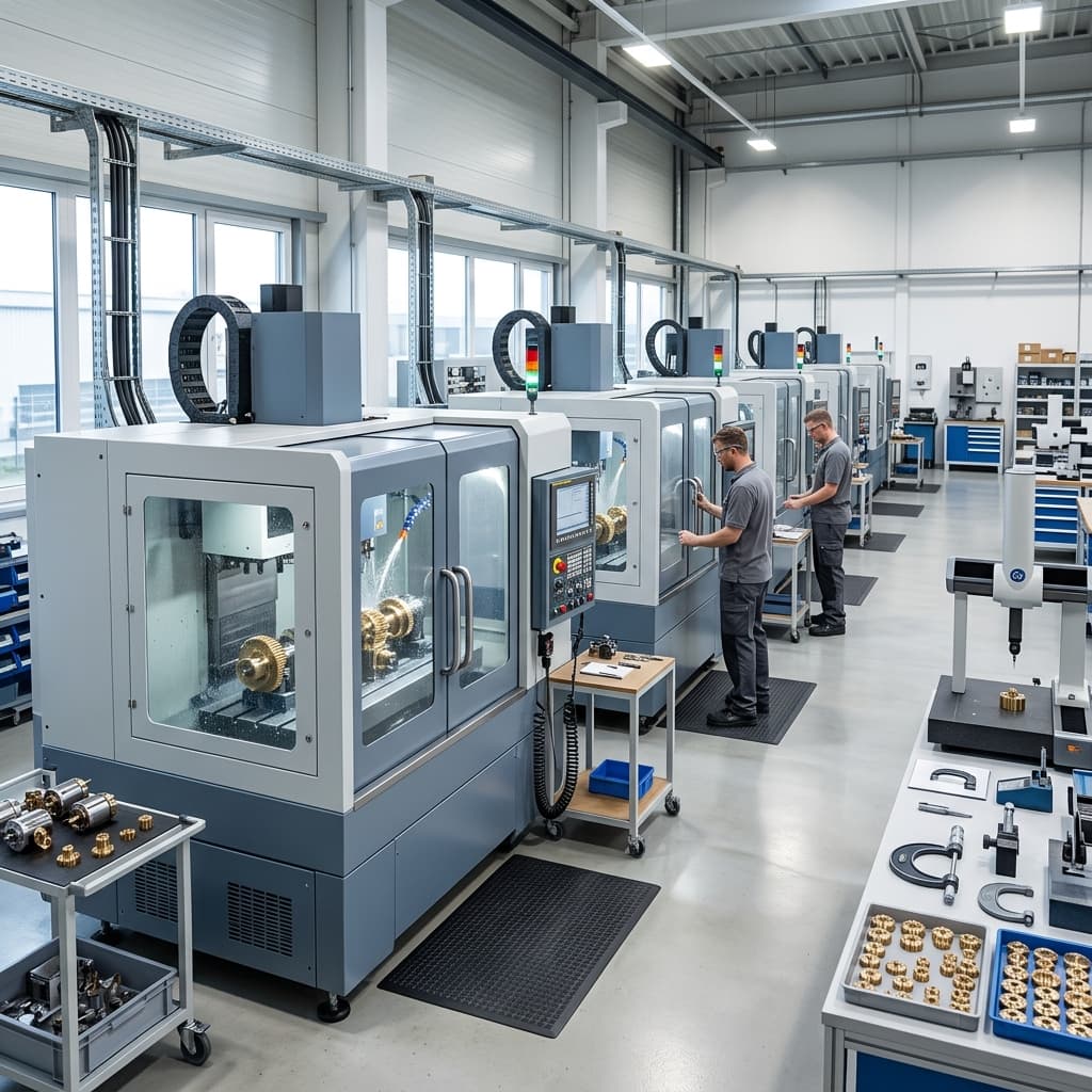 CNC workshop for shaft flange and drawing-critical interface review
